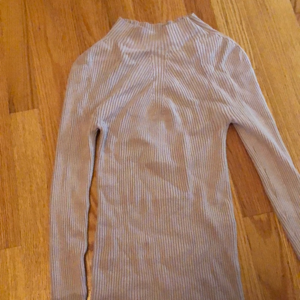 BLUSH colored  turtleneck sweater